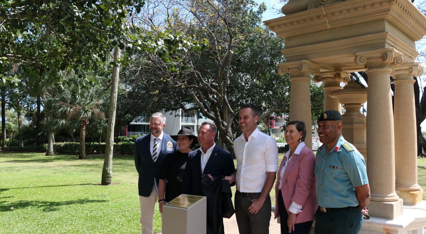 The WJ Castling Memorial Fountain restoration was officially unveiled on Friday at Anzac Park