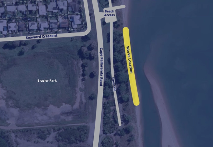 Location of Pallarenda Foreshore Rectification Works