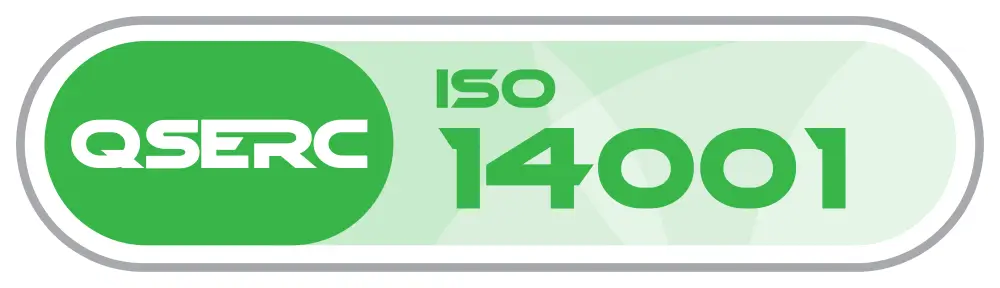 QSERC ISO 14001 logo QSERC ISO 14001 logo