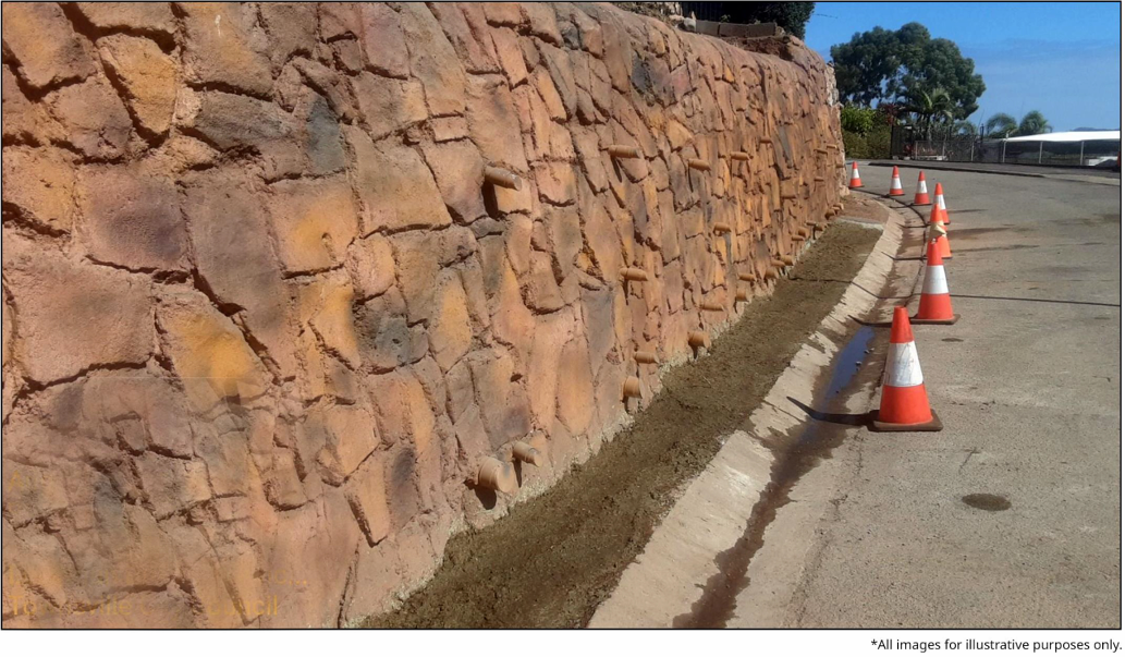 Yarrawonga Drive, Retaining Wall Stabilisation 