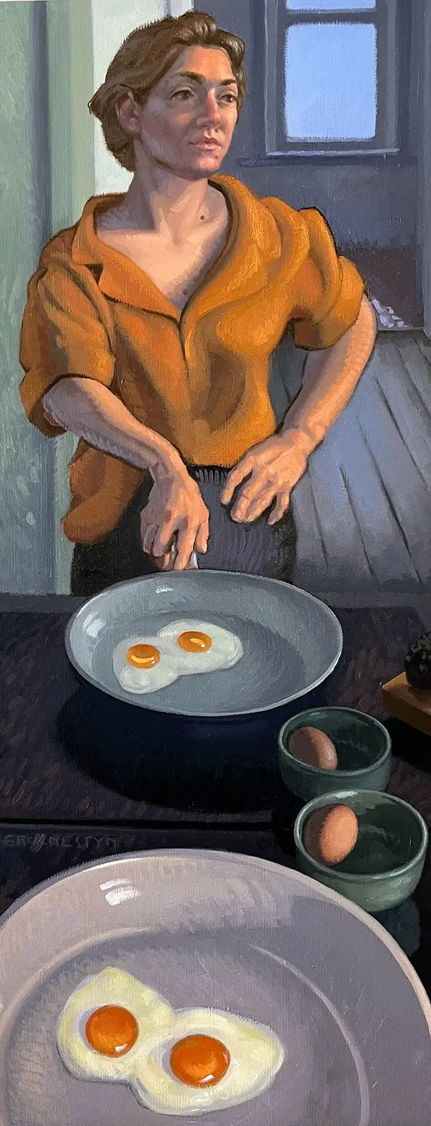 Samantha Groenestyn, Eggs (Saint Agatha), 2025