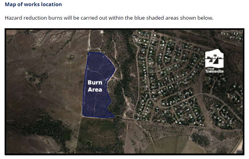 Kelso Hazard Reduction Burn Map