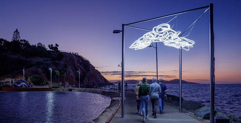 Hannah Quinlivan's Polyrhythm was part of Ephemera: Seaside Sculptures in 2019.