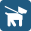 Dogs on leash icon