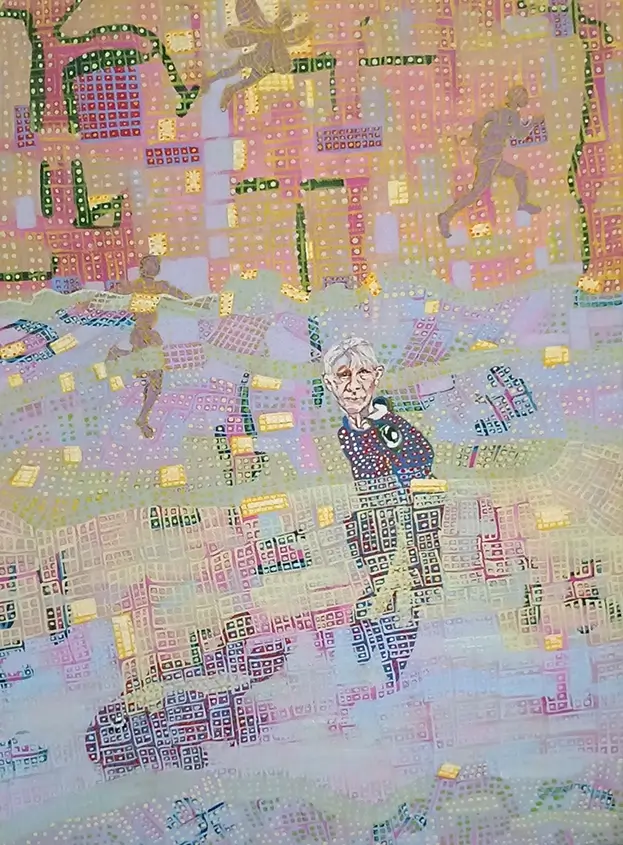 Christine Baker, Self portrait as a shape shifter, 2026