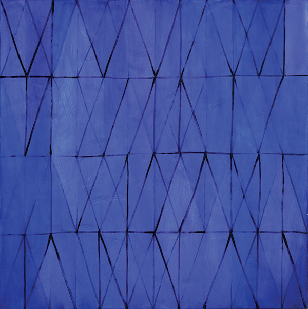 Arryn Snowball, Deep above, 2020 tempera on linen 190 x 190 cm