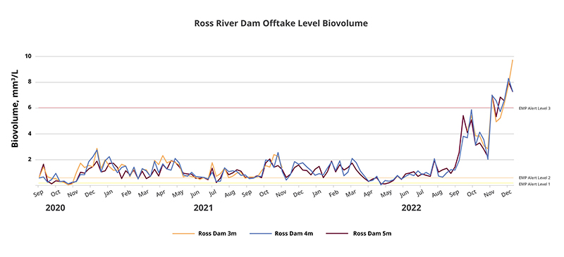 Algal Bloom - Ross River Dam - Thumbnail
