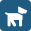Dogs off leash icon
