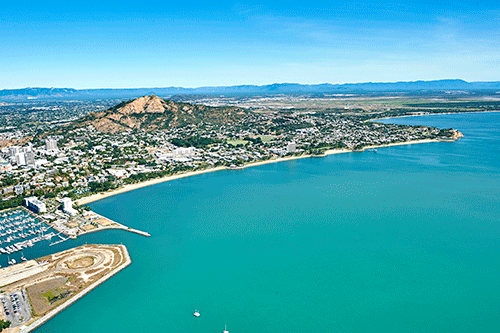 Aerial of The Strand