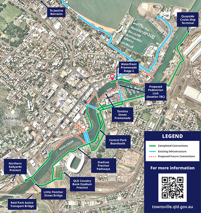 East End Boardwalk map