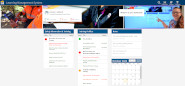 Learning Management System homepage screenshot