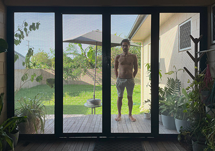Danish Quapoor, screening test 2024, Portrait of Noah Guthrie, Archival digital photographic pigment print on Hahnemühle photo rag, 56 x 80 cm. Image courtesy of the artist.