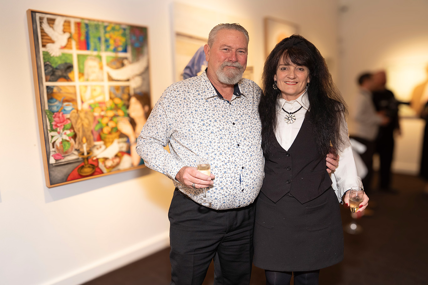 Left - Right: Andrew and Denise Cross