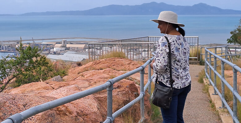 New handrails are now a feature on all summit walking tracks on Castle Hill.