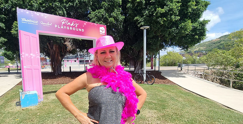 Bring Pink to Townsville Facebook group’s Kylie Morgan