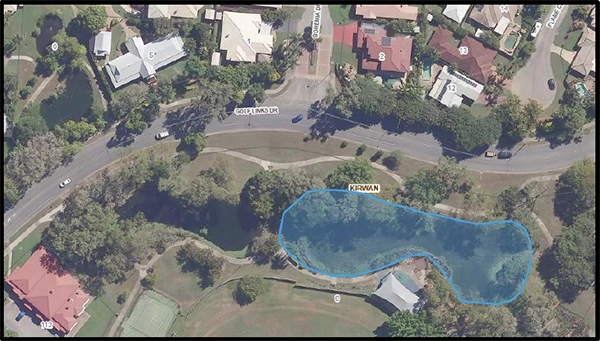 Location of the aquatic vegetation management works