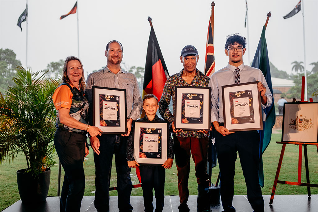 Townsville Hike & Explore, Ryder Smith, Borri Monty Pryor and Ethan Cavanagh
