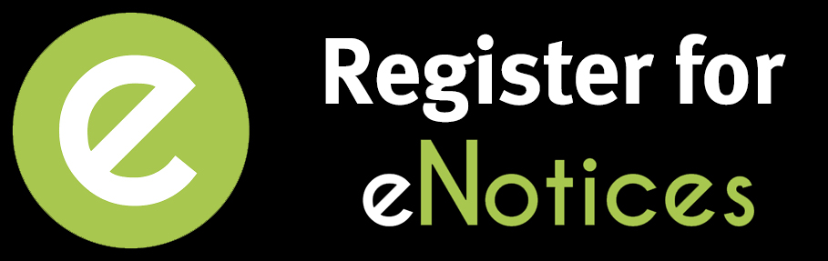 eNotices Register button