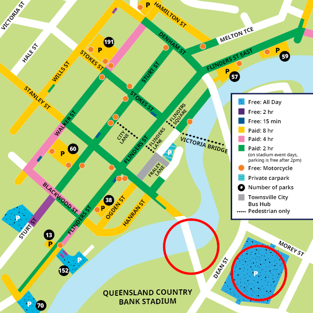 Stadium Restricted Parking Area