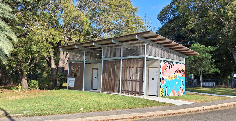 Completed amenities block at Picnic Bay Completed amenities block at Picnic Bay