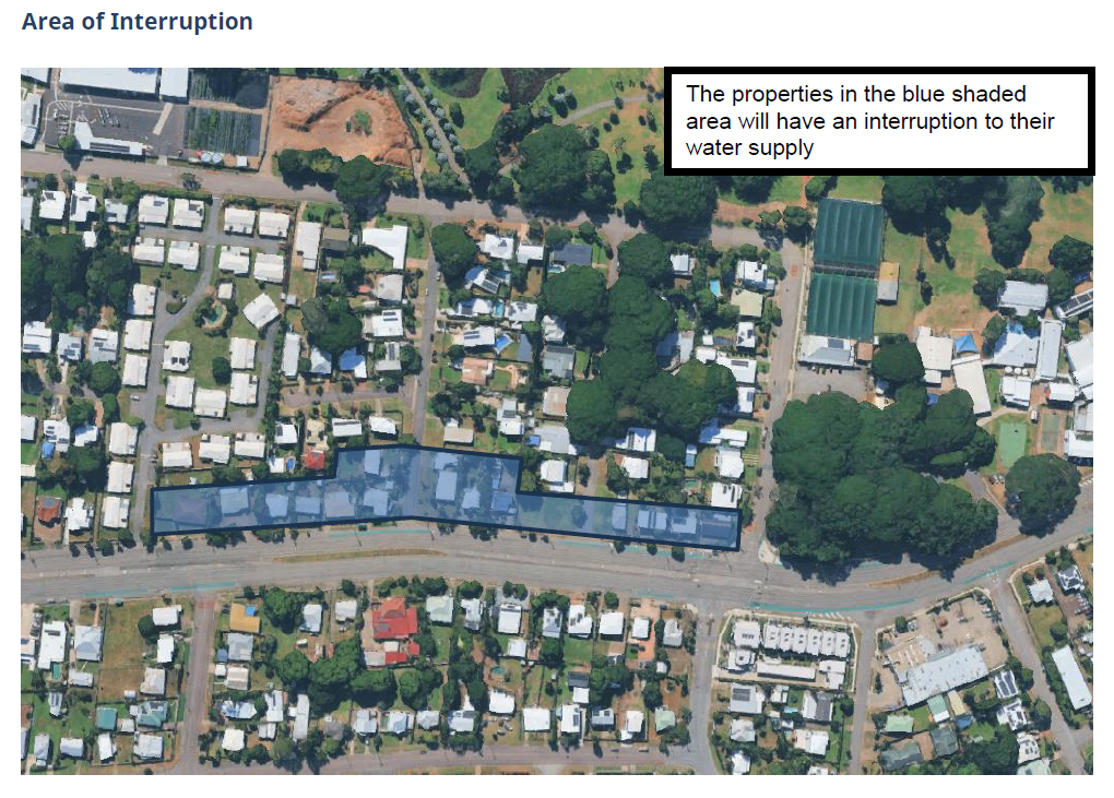 Ross River Road Water Supply Interruption
