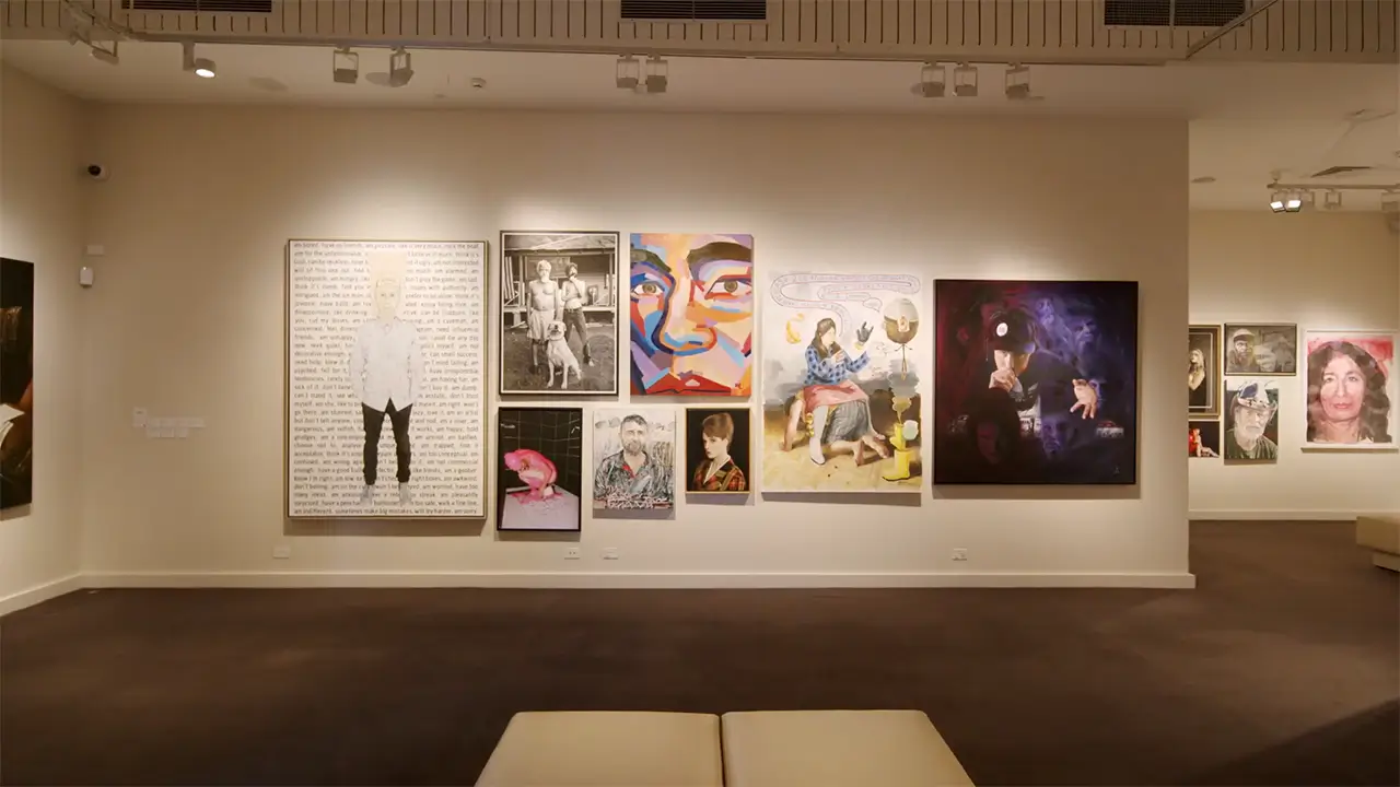 Artwork on display