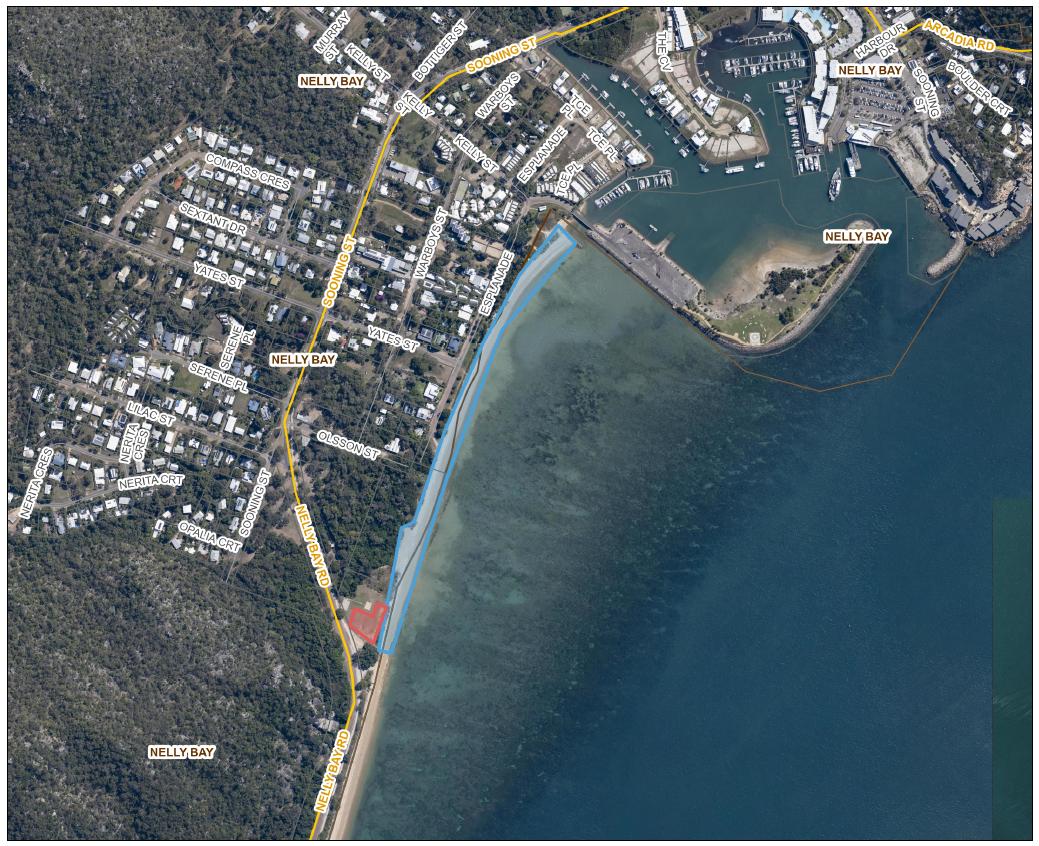 Location of Pallarenda Foreshore Rectification Works