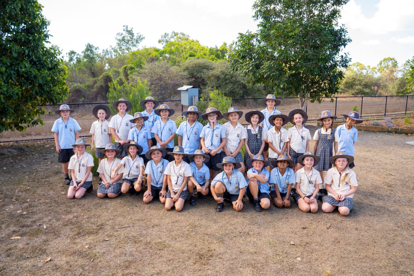 The school’s year four classes have all been actively planting, watering and weeding their new garden