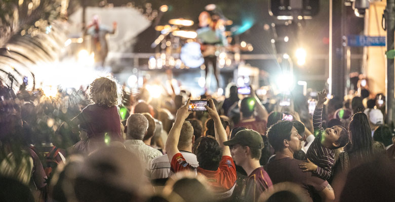 Caption: Killing Heidi and Eskimo Joe will play free live shows at Townsville’s Central park this April. Killing Heidi and Eskimo Joe will play free live shows at Townsville’s Central park this April.