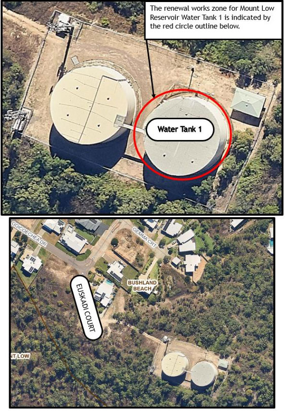 Mount Low Reservoir renewal works