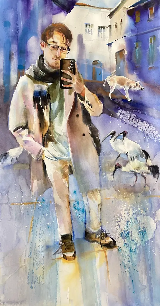 Elena Churilova, Smartphonization, or Gateway to Inner Reality, 2026