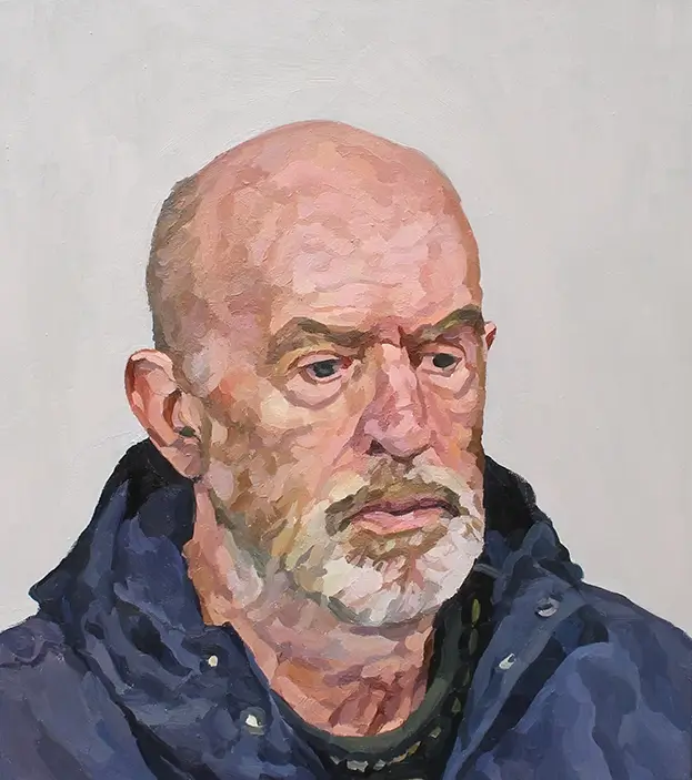 Elizabeth Nelson, Portrait of Artist Mark Dober, 2024