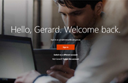 Microsoft 365 login page screenshot