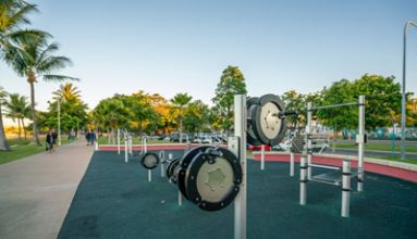 Outdoor fitness equipment 