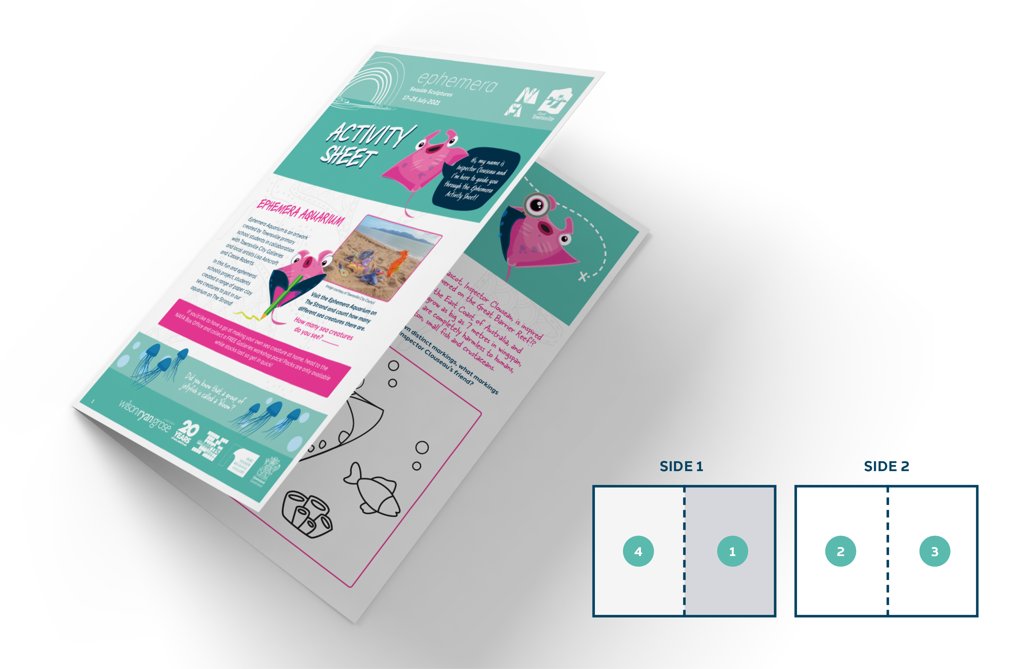 Ephemera - EDU Activity Sheet Fold Graphic