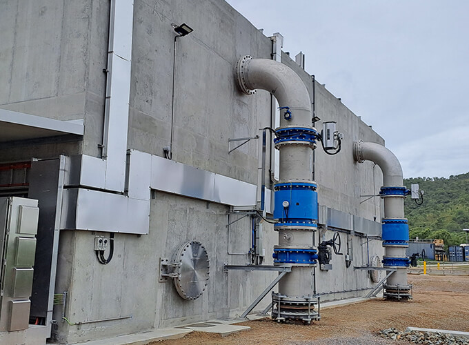 Douglas Water Treatment Plant Clarifiers 3 and 4 Exterior