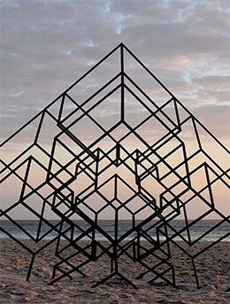 Image: Cast 2021 powder coated aluminium, nylon. Photo: Courtesy of the Artist (Lincoln Austin)
