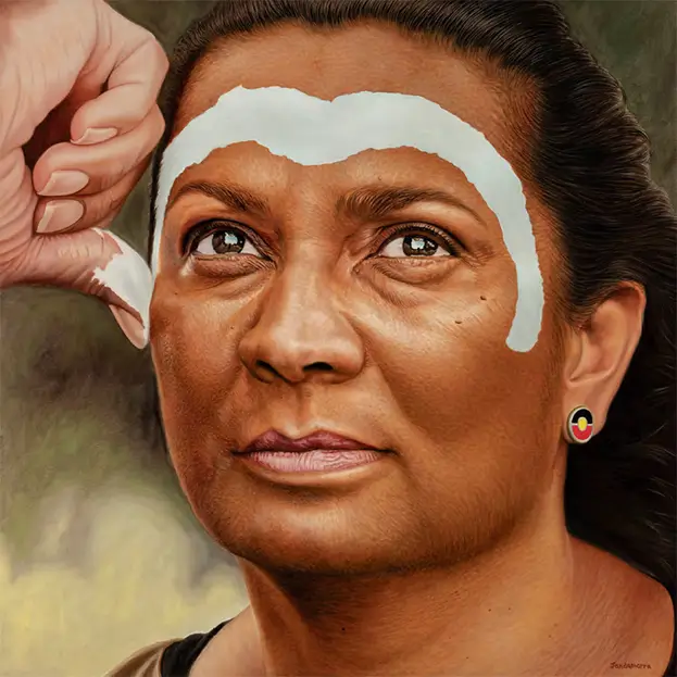 Jandamarra Cadd, Painting Nova, 2019