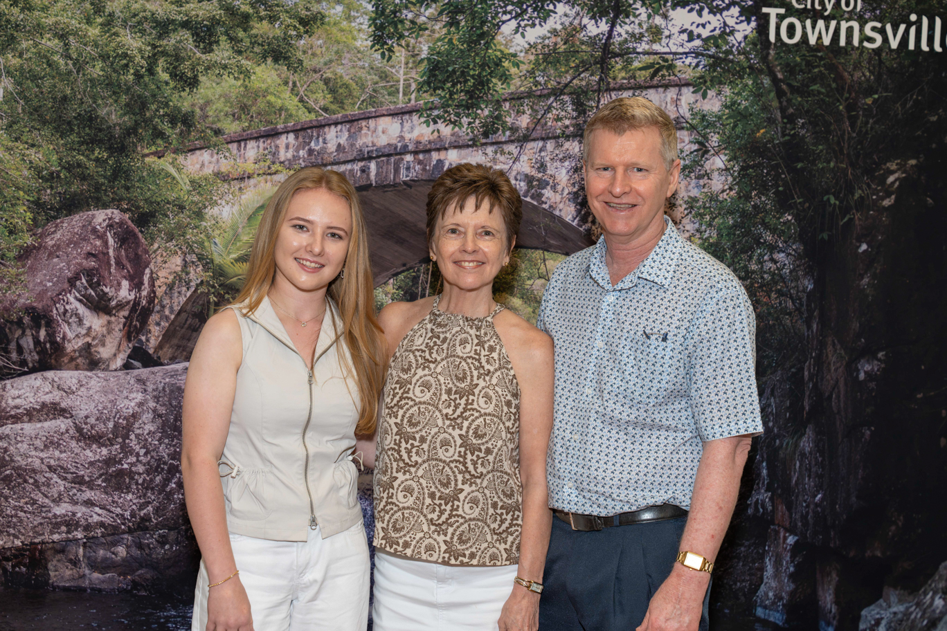 Townsville Youth Council Deputy Mayor Verity Whelan and family