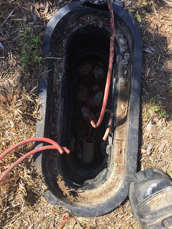 Irrigation System Cable damage