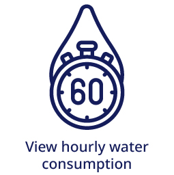View hourly water consumption