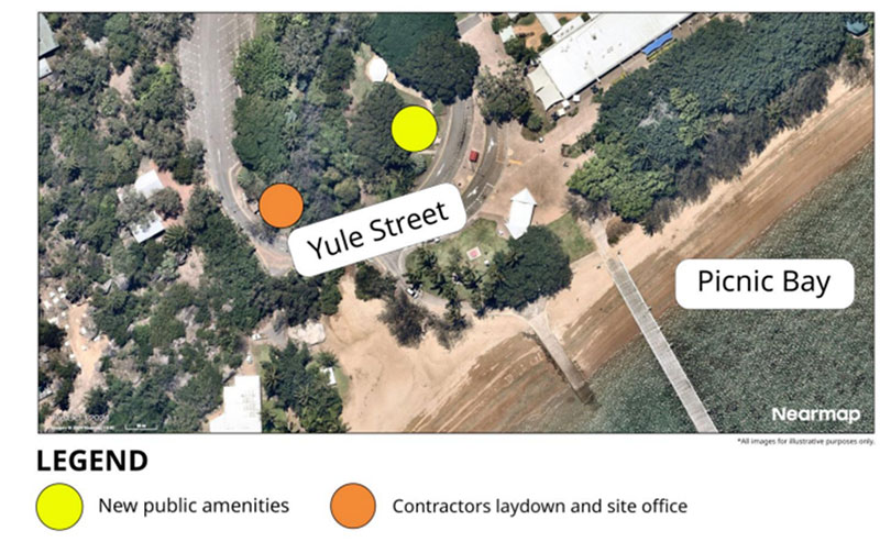 Picnic Bay Amenities site location