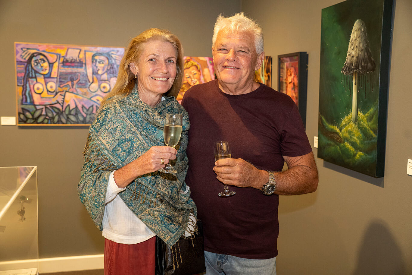 Caroline Pym and Vince McRobb