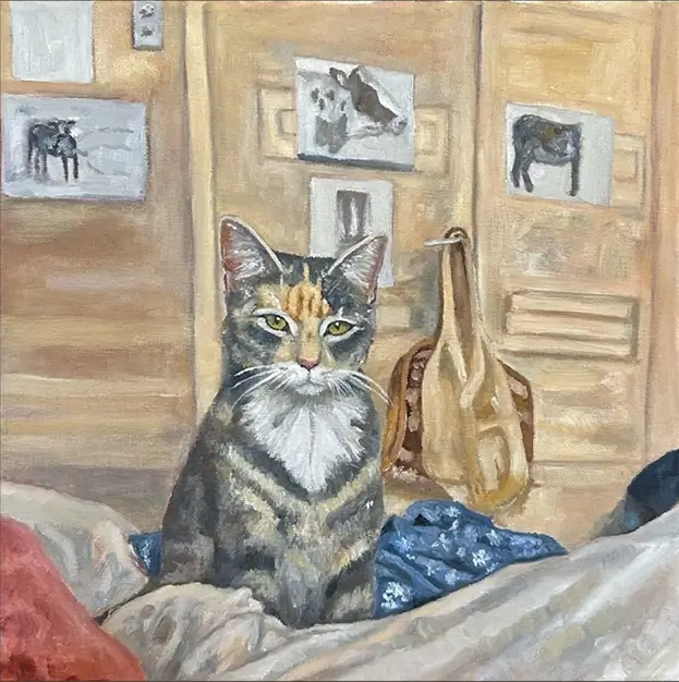 Hayley Wellins, Portrait of Bindi, 2025