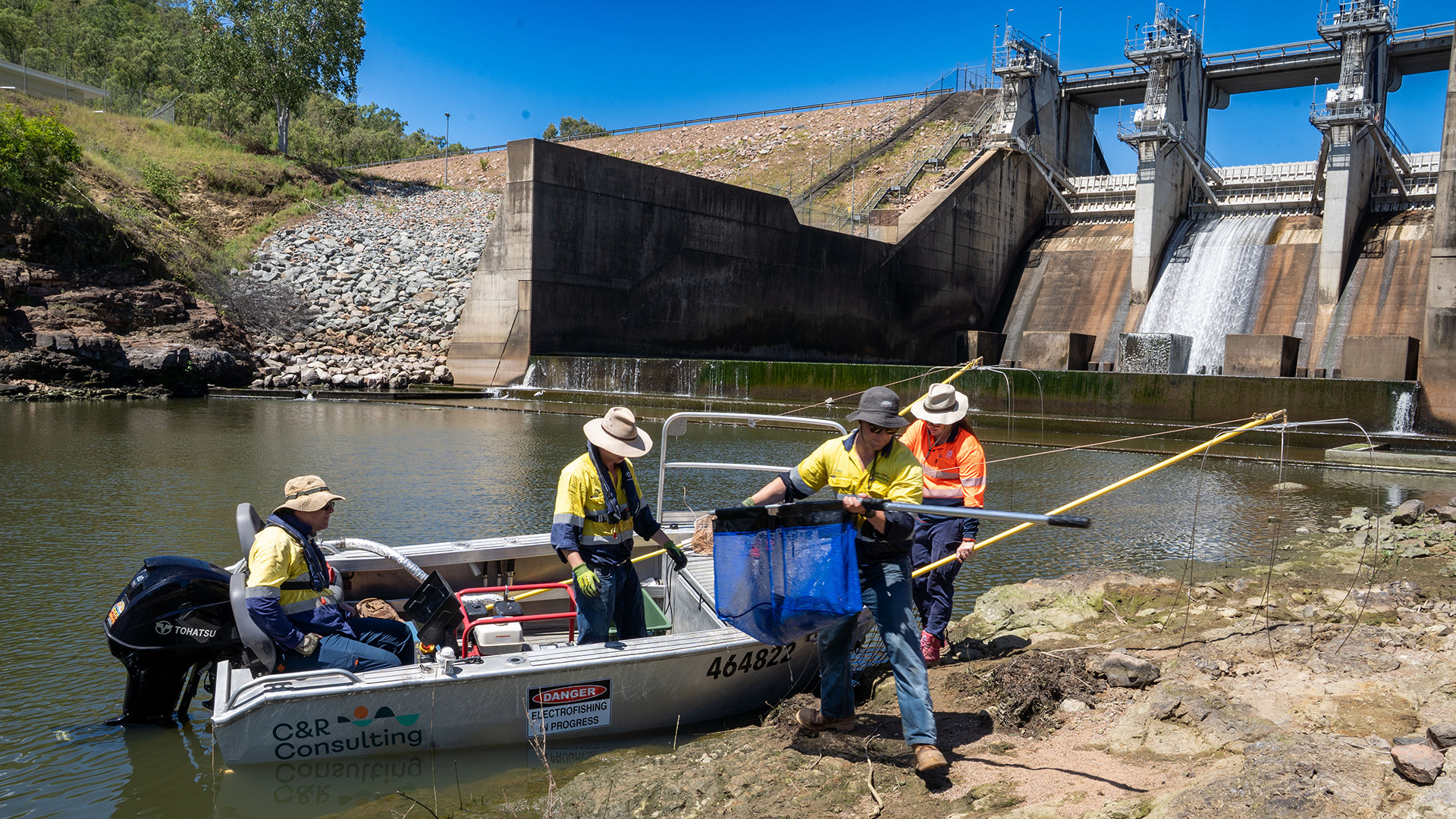 Ross River Electrofishing Operation