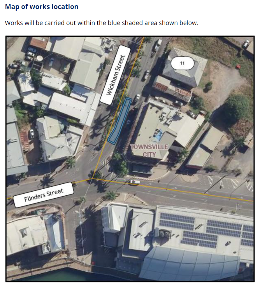 Wickham Street Roadworks Map