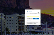Outlook login page screenshot