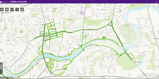 Mobility in Townsville map preview