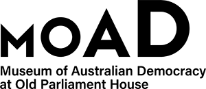 Museum of Australian Democracy at Old Parliament House logo