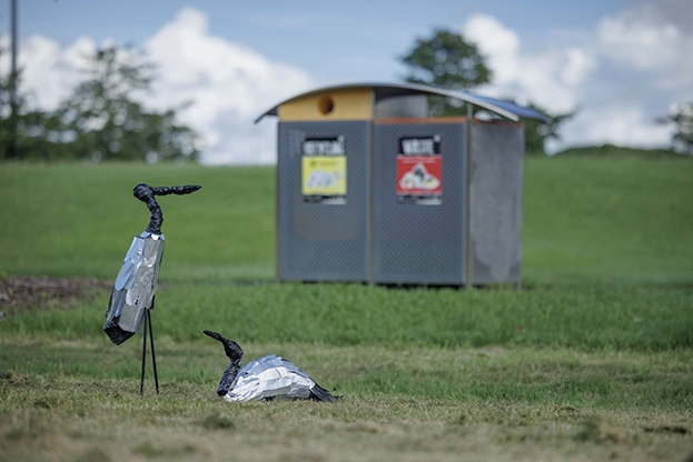 Green Saint Project, Bin Chickens, 2025
